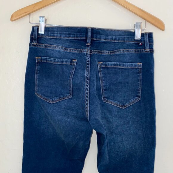 Tommy Hilfiger Women's Jean Greenwich Skinny Size 6 Dark - Picture 9 of 16